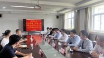 北京两高（合肥）律师事务所翟卫东一行来竞博jbo网页版交流